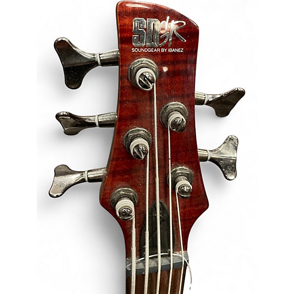 Used Ibanez SR705 Red Electric Bass Guitar
