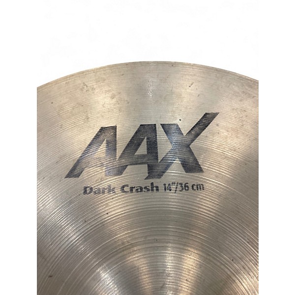 Used SABIAN 14in AAX Series Dark Crash Cymbal