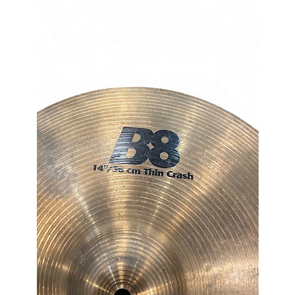 Used SABIAN 14in B8 Thin Crash Cymbal