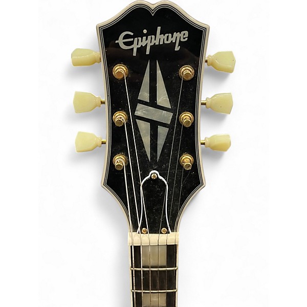 Used Epiphone SG Standard Black and Gold Solid Body Electric Guitar