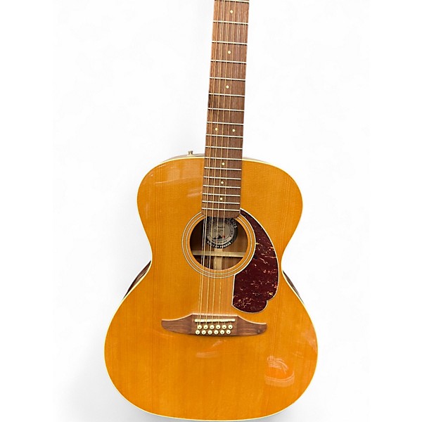 Used Fender VILLAGER Natural 12 String Acoustic Electric Guitar