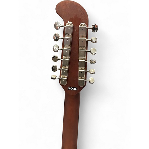 Used Fender VILLAGER Natural 12 String Acoustic Electric Guitar