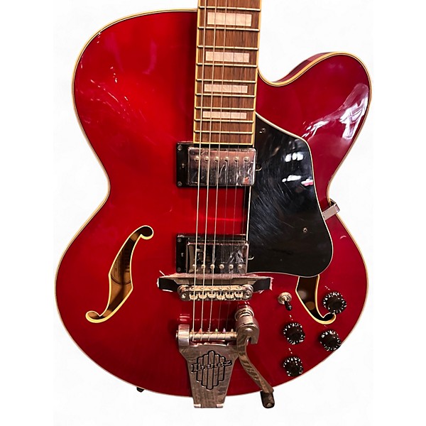Used Ibanez AFS75T Artcore Bigsby Red Hollow Body Electric Guitar