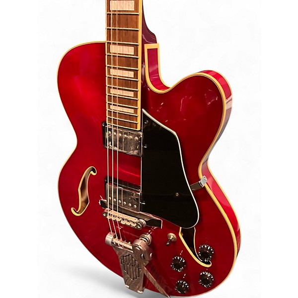 Used Ibanez AFS75T Artcore Bigsby Red Hollow Body Electric Guitar