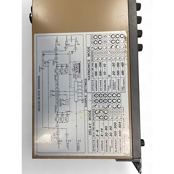 Used Ibanez HD1000 Effects Processor