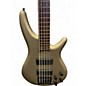 Used Ibanez sr885 Gold Electric Bass Guitar