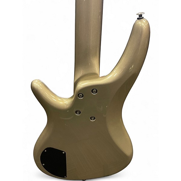 Used Ibanez sr885 Gold Electric Bass Guitar