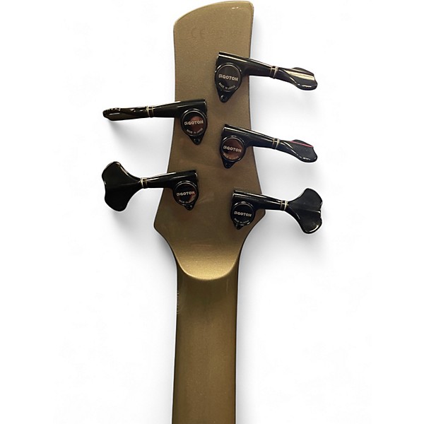 Used Ibanez sr885 Gold Electric Bass Guitar