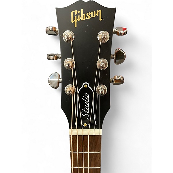 Used 2024 Gibson J45 Studio Walnut Natural Acoustic Electric Guitar