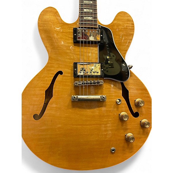 Used 2019 Gibson ES335  FIGURED Memphis Natural Hollow Body Electric Guitar