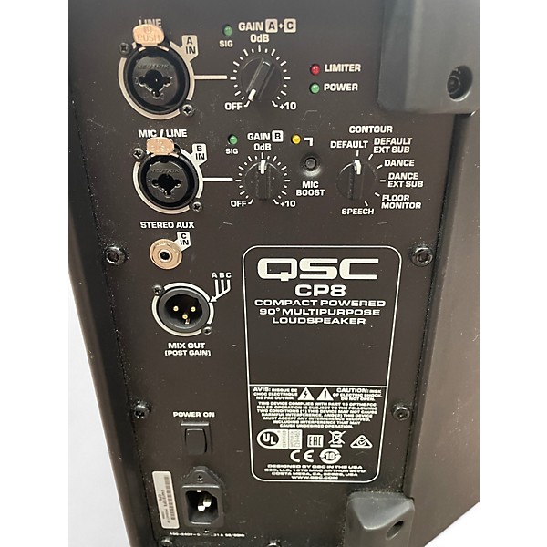 Used QSC CP8 Powered Speaker