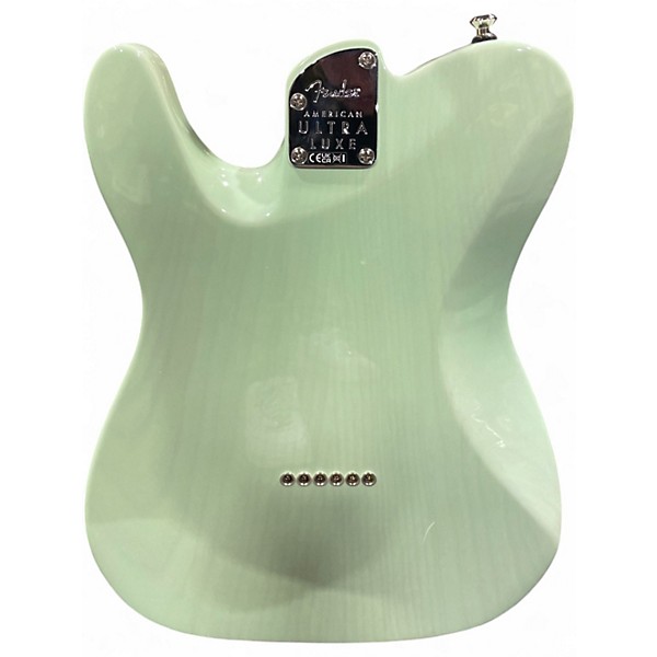 Used 2024 Fender American Ultra Luxe Telecaster Seafoam Green Solid Body Electric Guitar