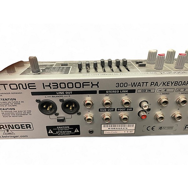 Used Behringer K3000FX 300W Keyboard Amp