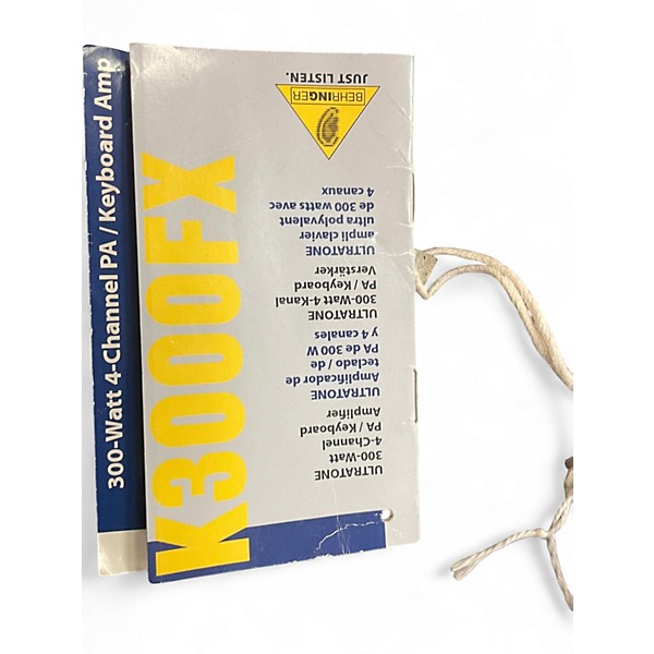 Used Behringer K3000FX 300W Keyboard Amp