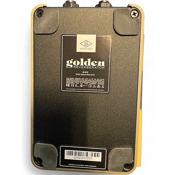 Used Universal Audio Golden Reverbator Effect Pedal