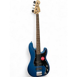 Used Squier Affinity Precision Bass Lake Placid Blue Electric Bass Guitar
