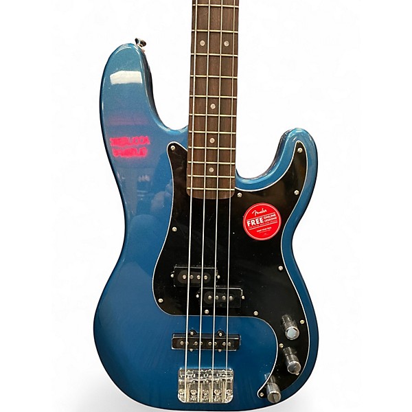 Used 2021 Squier Affinity Precision Bass Lake Placid Blue Electric Bass Guitar