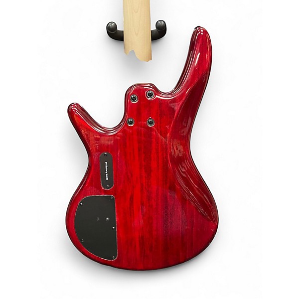 Used Ibanez GSR200 Trans Red Electric Bass Guitar