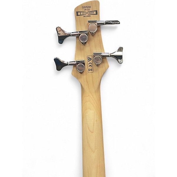 Used Ibanez GSR200 Trans Red Electric Bass Guitar