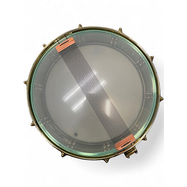 Used Ludwig 14X3.5 Carl Palmer Snare Metallic Green Drum