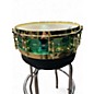 Used Ludwig 14X3.5 Carl Palmer Snare Metallic Green Drum
