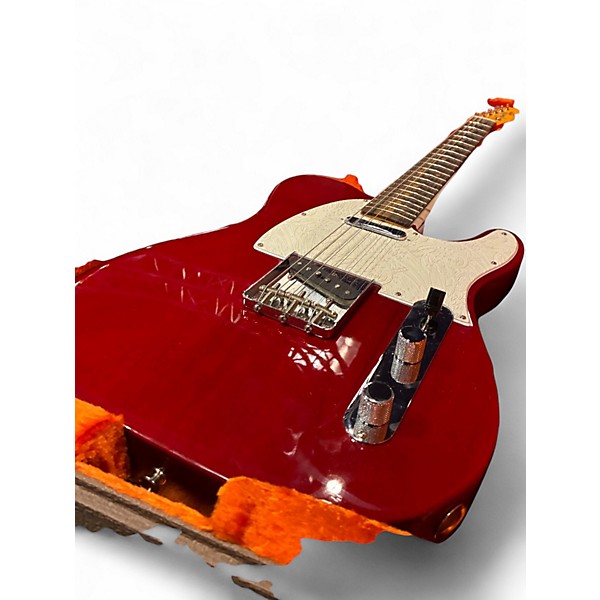 Used Fender American Vintage II 1963 Telecaster Crimson Red Transparent Solid Body Electric Guitar