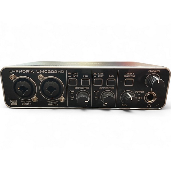Used Behringer U-Phoria UMC202HD Audio Interface