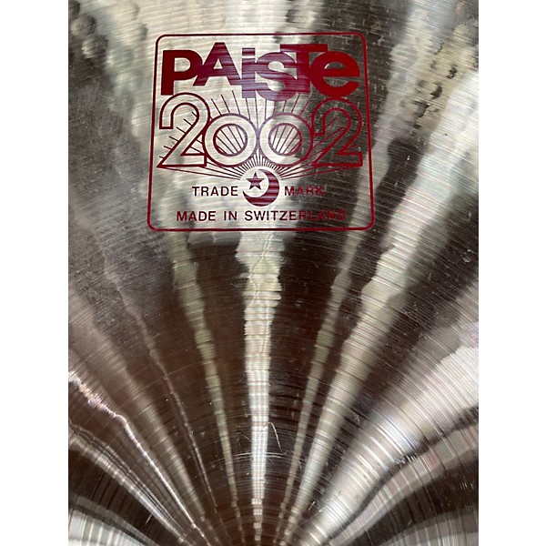 Used Paiste 20in 2002 Crash Cymbal