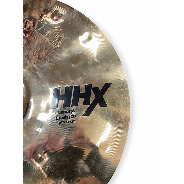 Used SABIAN 16in HHX CONCEPT CRASH Cymbal