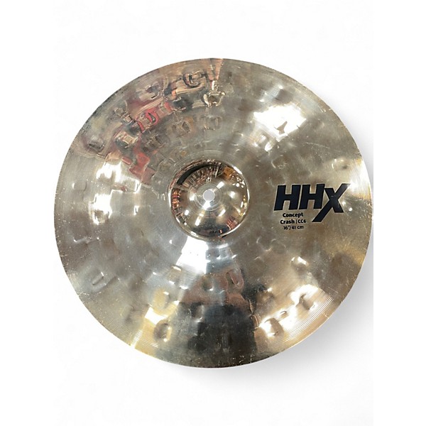 Used SABIAN 16in HHX CONCEPT CRASH Cymbal