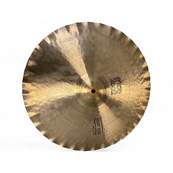 Used 1980s Paiste 15in Alpha Sound Edge Hi Hat Pair Cymbal