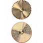 Used 1980s Paiste 15in Alpha Sound Edge Hi Hat Pair Cymbal