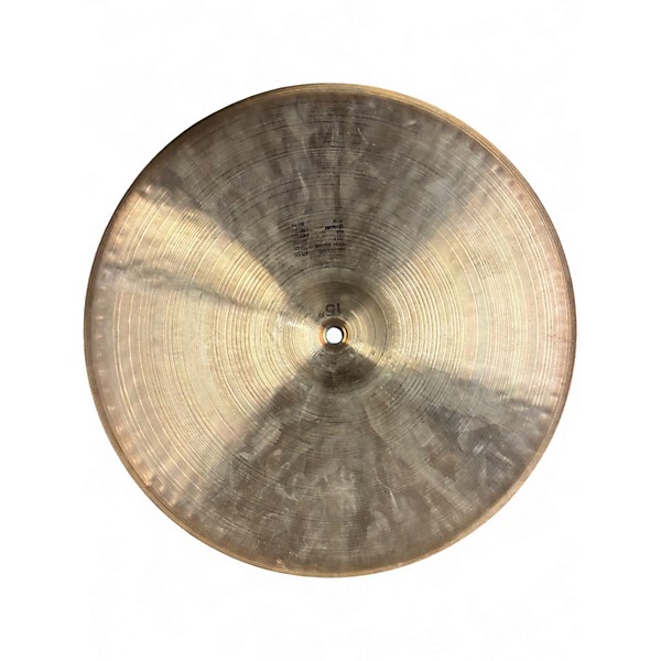 Used 1980s Paiste 15in Alpha Sound Edge Hi Hat Pair Cymbal
