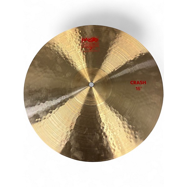 Used 2020s Paiste 16in 2002 Crash Cymbal