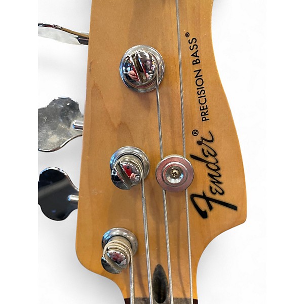 Used Fender Standard Precision Bass 2 Color Sunburst Electric Bass Guitar
