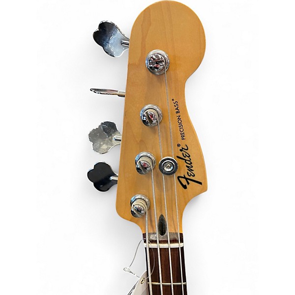 Used Fender Standard Precision Bass 2 Color Sunburst Electric Bass Guitar