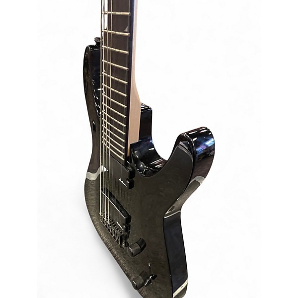 Used Jackson JS22-7 Dinky 7 String Black Solid Body Electric Guitar