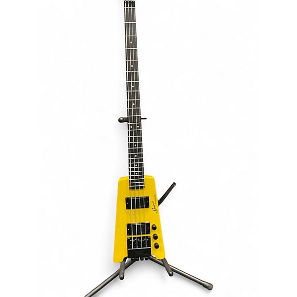 Used Steinberger Spirit XT-2 Standard Hot Rod Yellow Electric Bass Guitar