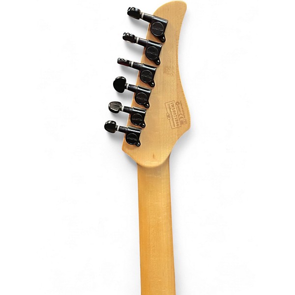 Used 2018 Schecter Guitar Research cr-6 Aquaburst Solid Body Electric Guitar