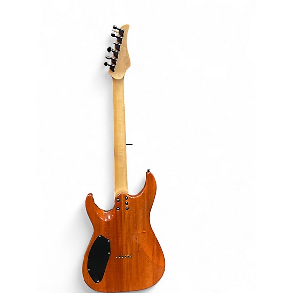 Used 2018 Schecter Guitar Research cr-6 Aquaburst Solid Body Electric Guitar