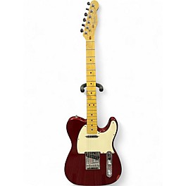 Vintage 1988 Fender Standard Telecaster Wine Red Solid Body Electric Guitar