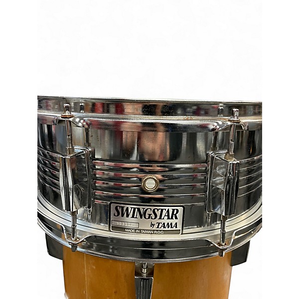 Used TAMA 5 Piece 80s Swingstar Natural Drum Kit