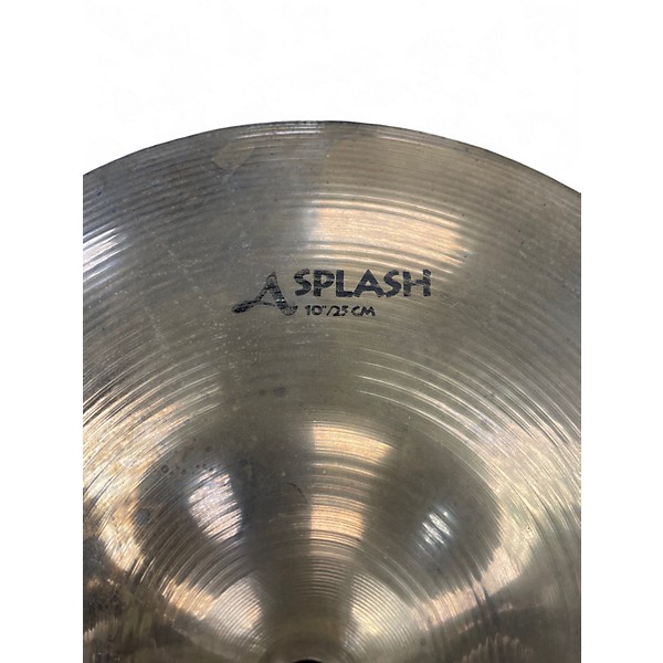Used Zildjian 10in A Custom Splash Cymbal