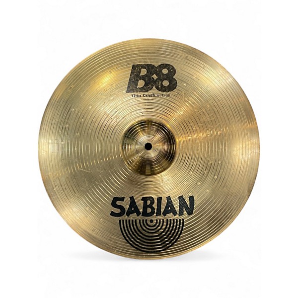 Used SABIAN 16in B8 Thin Crash Cymbal