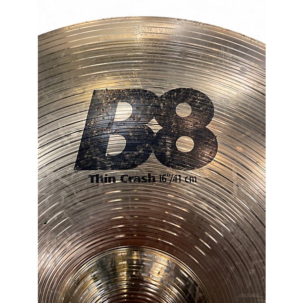 Used SABIAN 16in B8 Thin Crash Cymbal