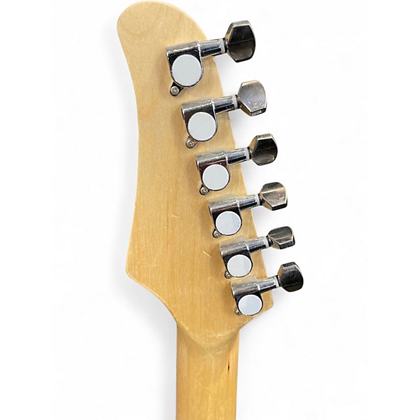 Used Glarry S STYLE DOUBLE CUT 2 Tone Sunburst Solid Body Electric Guitar