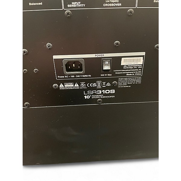 Used JBL LSR310S Subwoofer