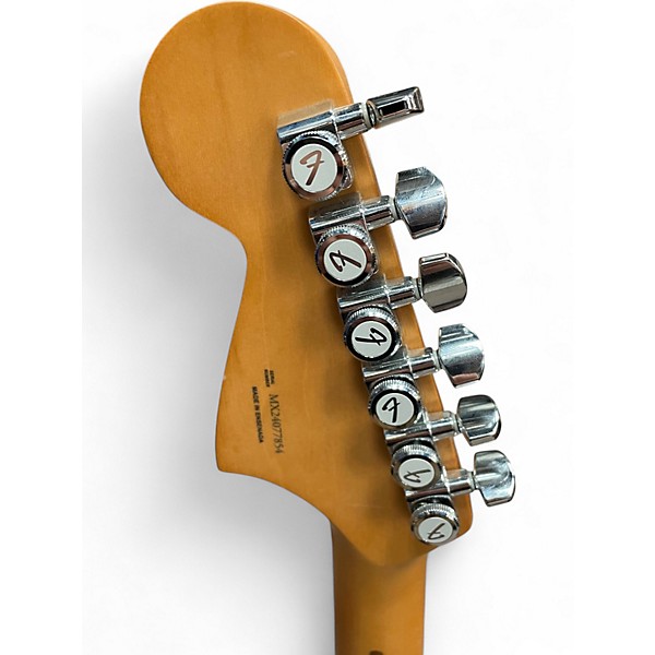 Used Fender Mustang AQUA TONE BLUE Solid Body Electric Guitar