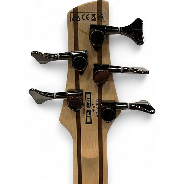 Used 2024 Ibanez SR405EQM Surreal Blue Burst Gloss Electric Bass Guitar