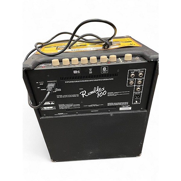 Used Fender Rumble 100 1x15 100W Bass Combo Amp